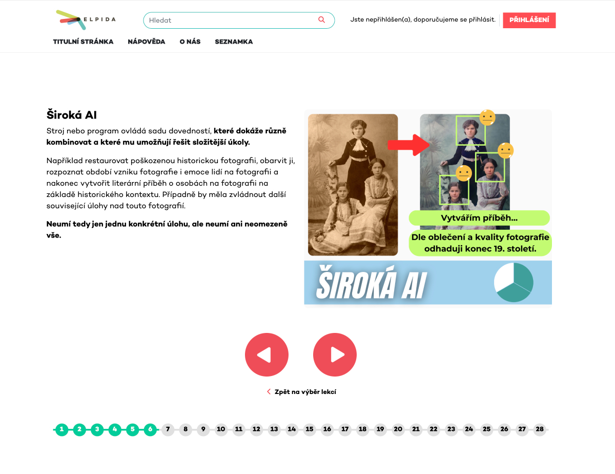 kurz AI v nabídce Elbotu